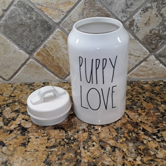 Rae Dunn PUPPY LOVE Canister - Picture 2 of 3